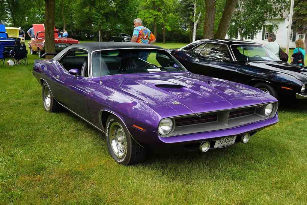 1970 Plymouth HEMI 'Cuda parked