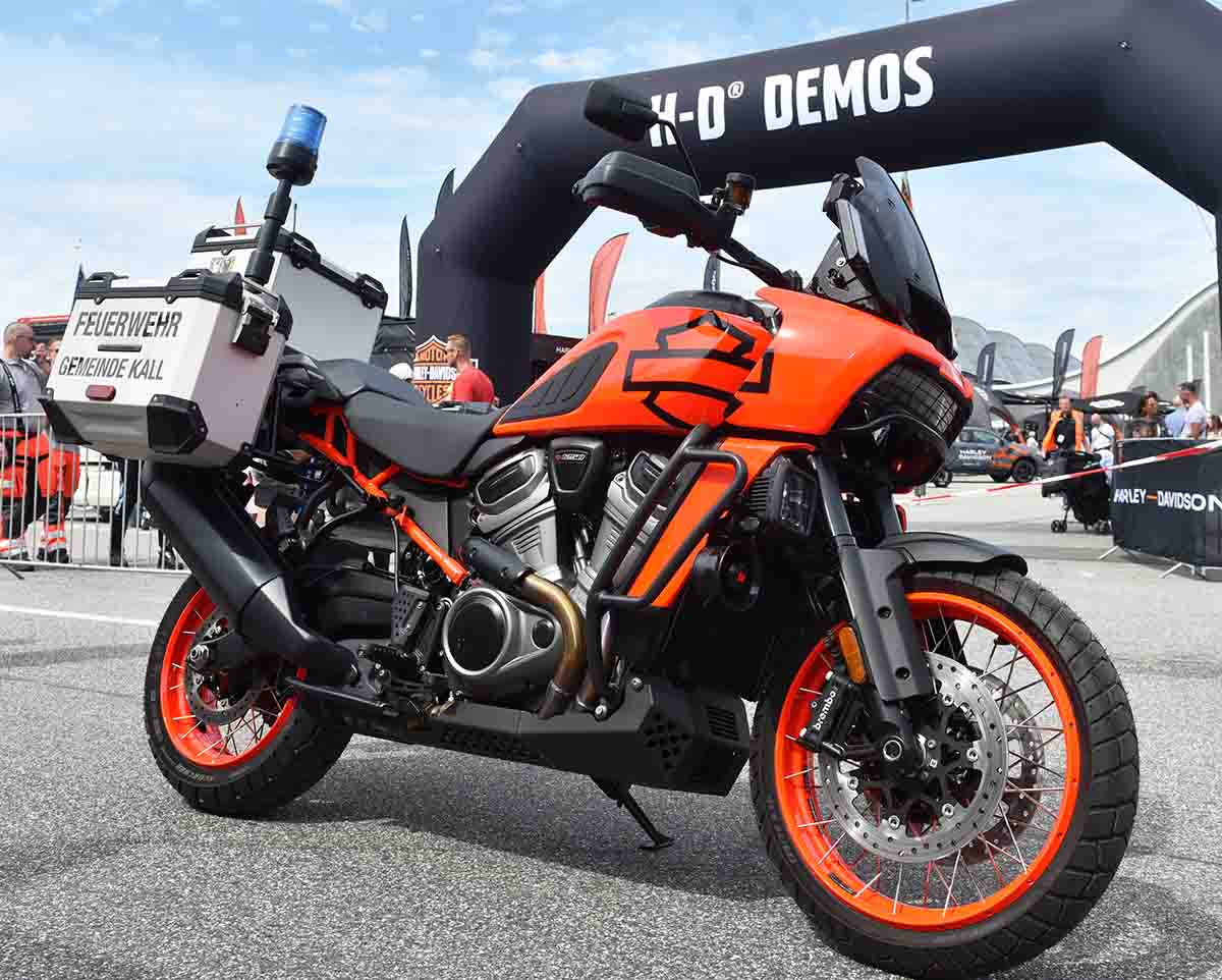 Harley Davidson Pan America 1250 adventure‑touring bike